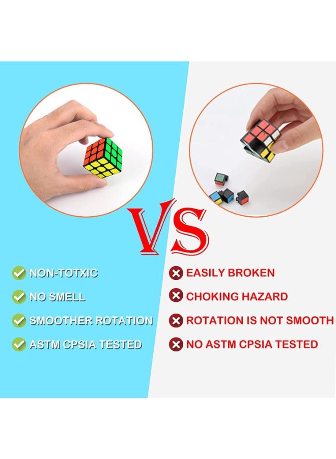 مكعبات ألغاز صغيرة ٣×٣ - عبوة من20 مكعبًا، هدايا حفلات للأطفال بقياس ١٫١٨ بوصة، وجوائز صغيرة وألعاب فيدجيت لحقائب الهدايا - Image 3